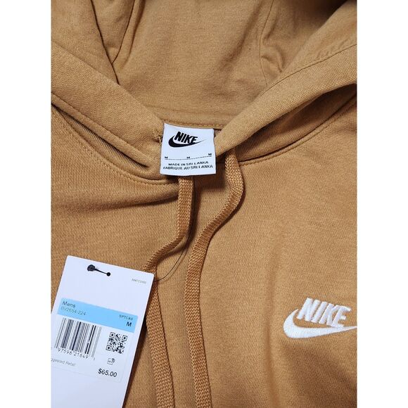 Nike Hoodie Men’s Medium | Cotton-Poly Blend | Flax Color - Picture 8 of 8